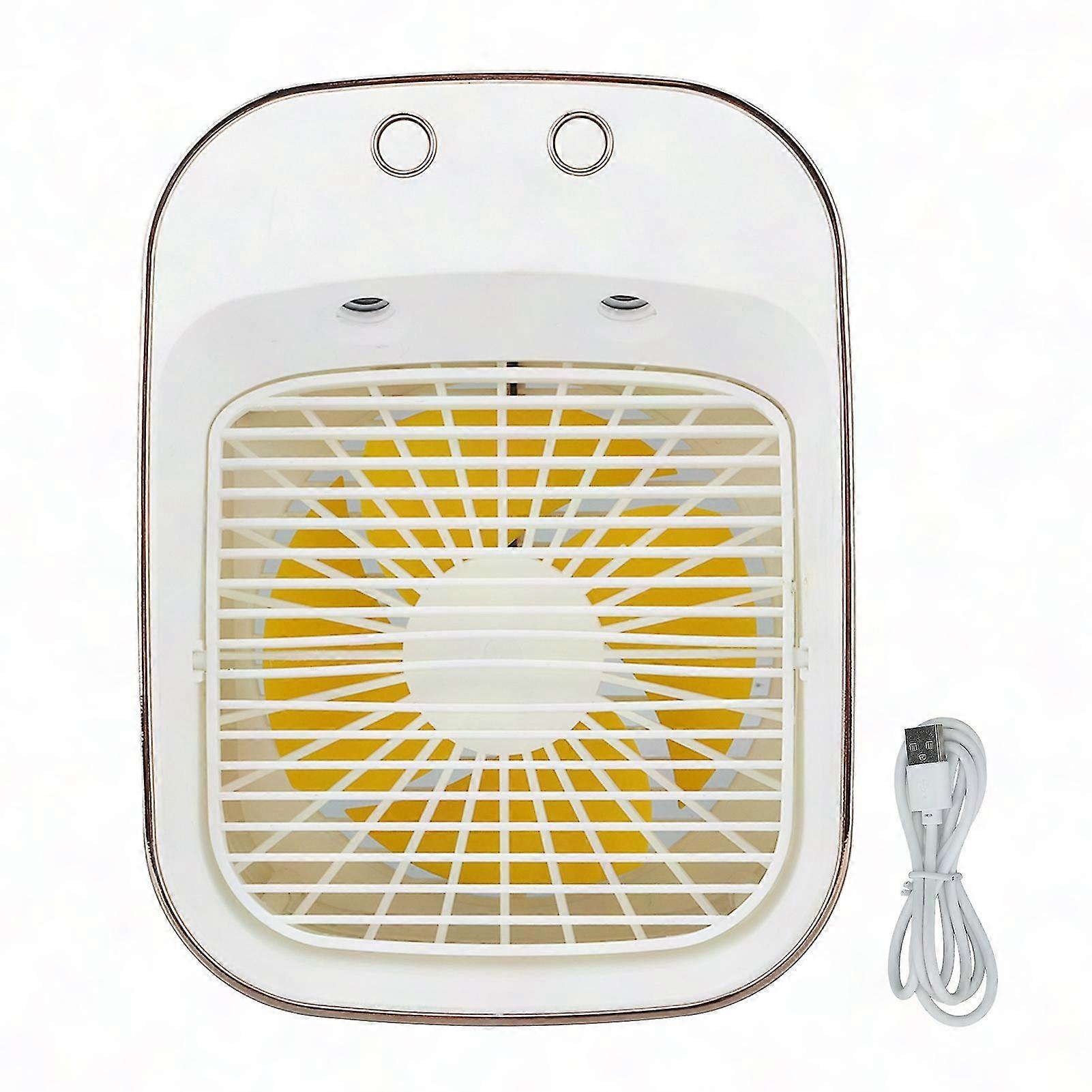 USB-Powered Portable Fan with Rechargeable Battery for Cooling Relief