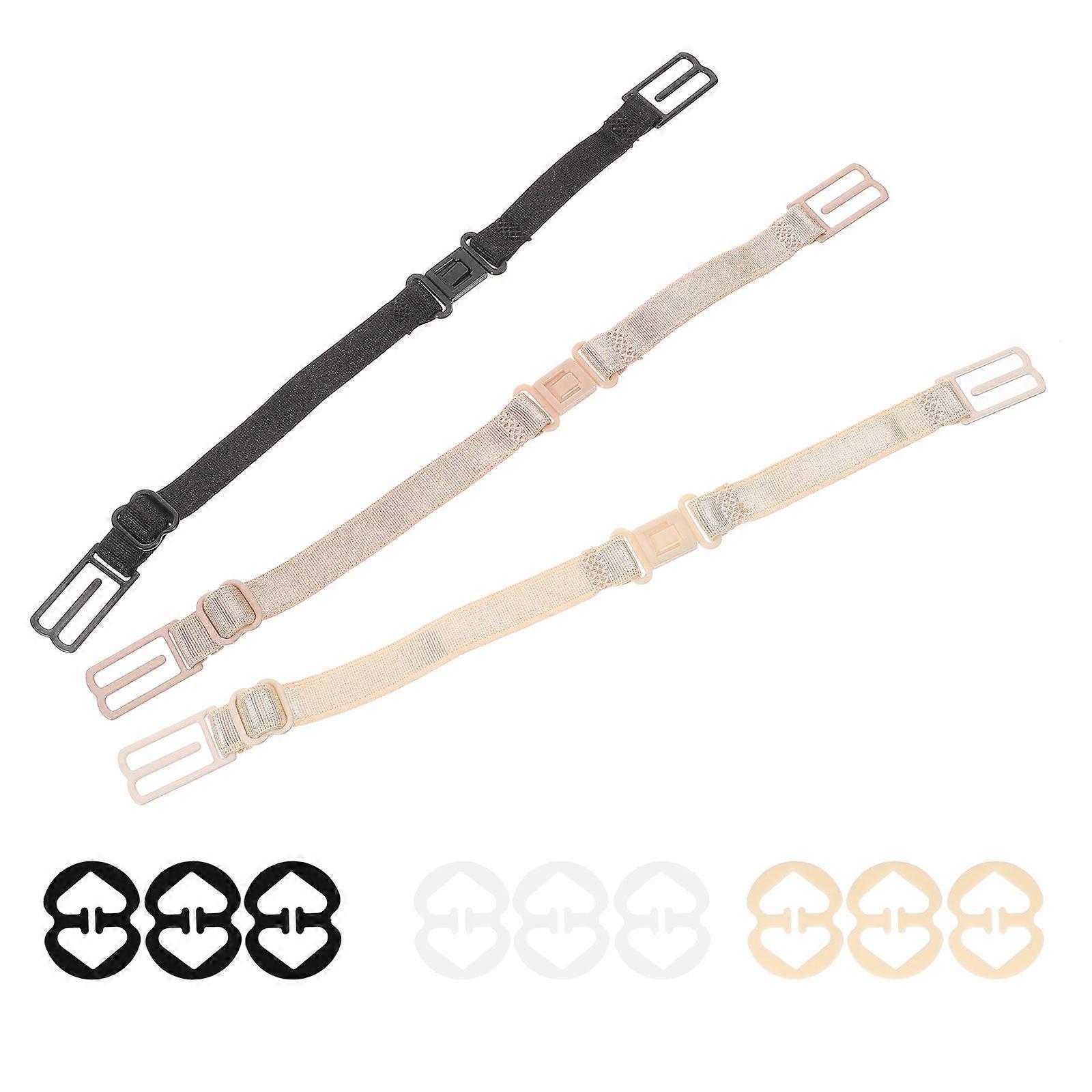Elastic Adjustable Lingerie Strap Clips For Women Underwear Replacement 1Set