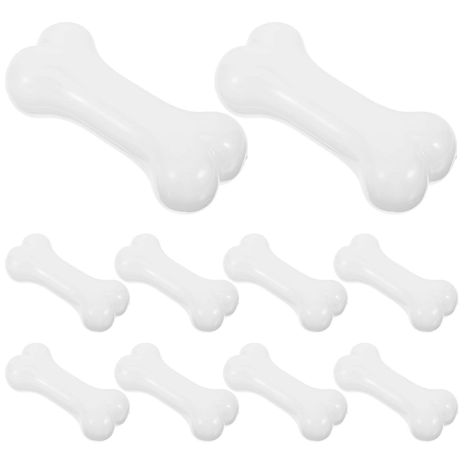 Durable Design Candy Packing Box Snack Storage Bone Shape Plastic Material 3.93x1.97x1.18inch 12Pcs