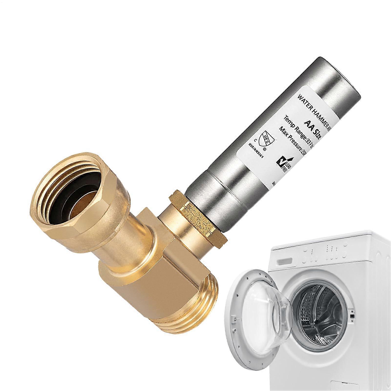 Water Wash Prevention Device Laundry Reduction, Metal VibrationProof Accessories for Pipes