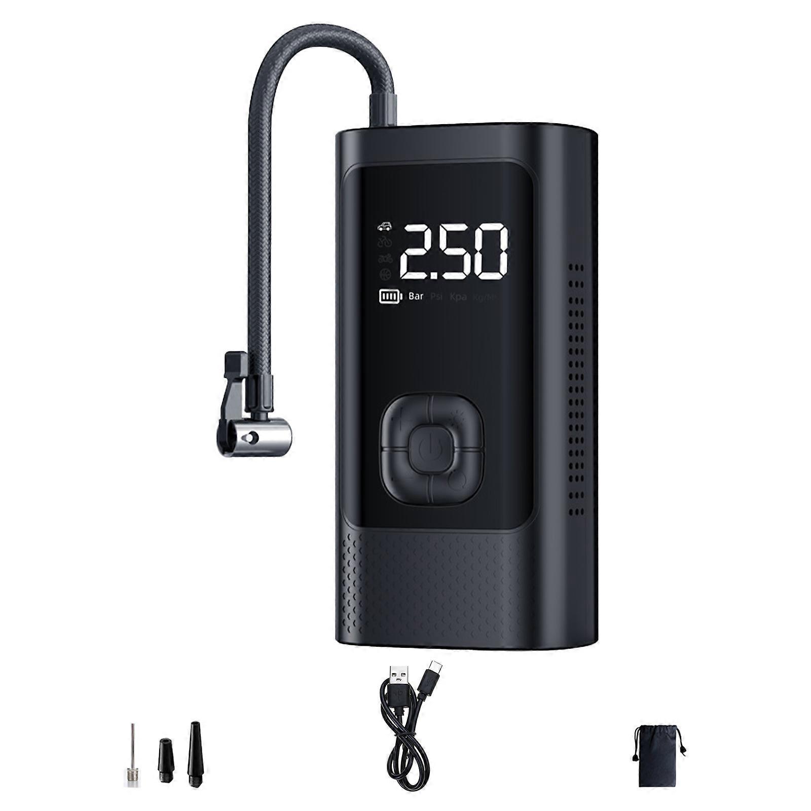 Emergency Auto Tire Inflator Wireless Tire Inflator Fast Inflation Easy to Use Inflation Pump for Car, Bikes and More Multicolor