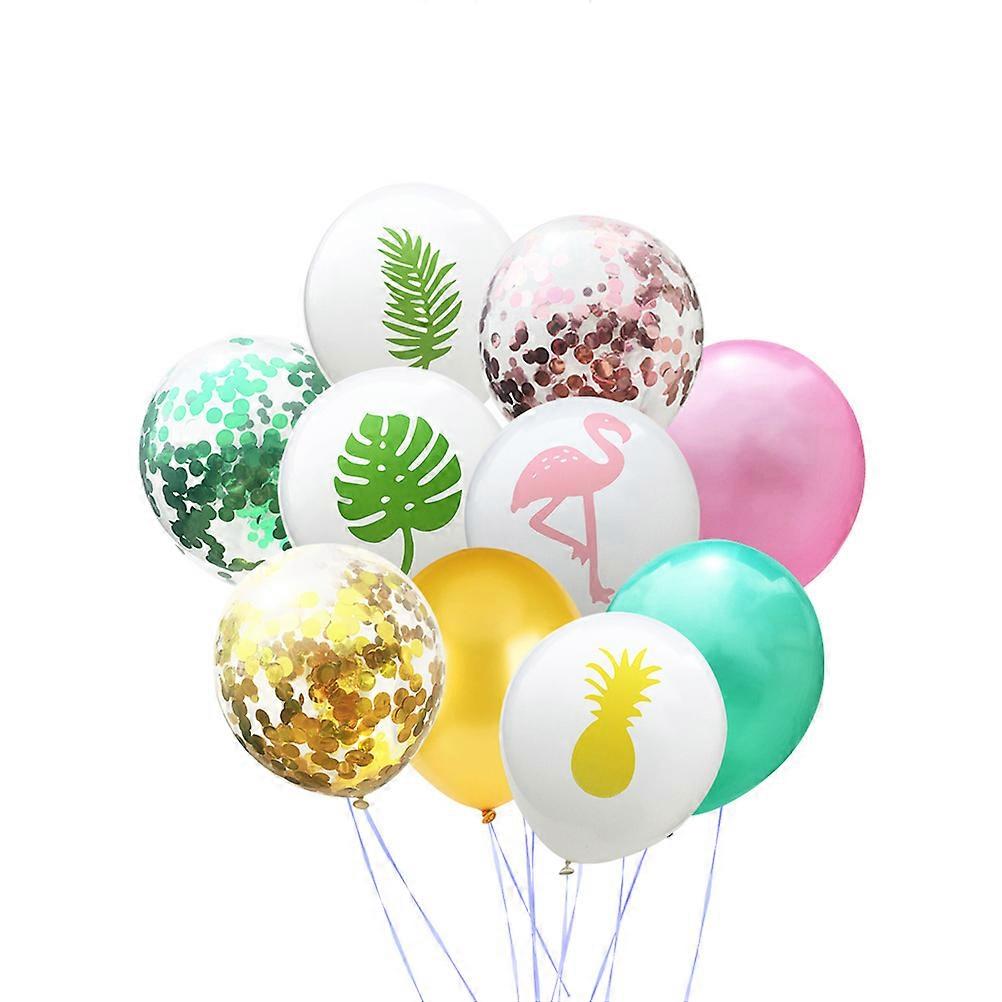 Hawaii Theme Balloons Luau Party Latex Decoration Birthday Party 12 Inch 40Pcs/Set