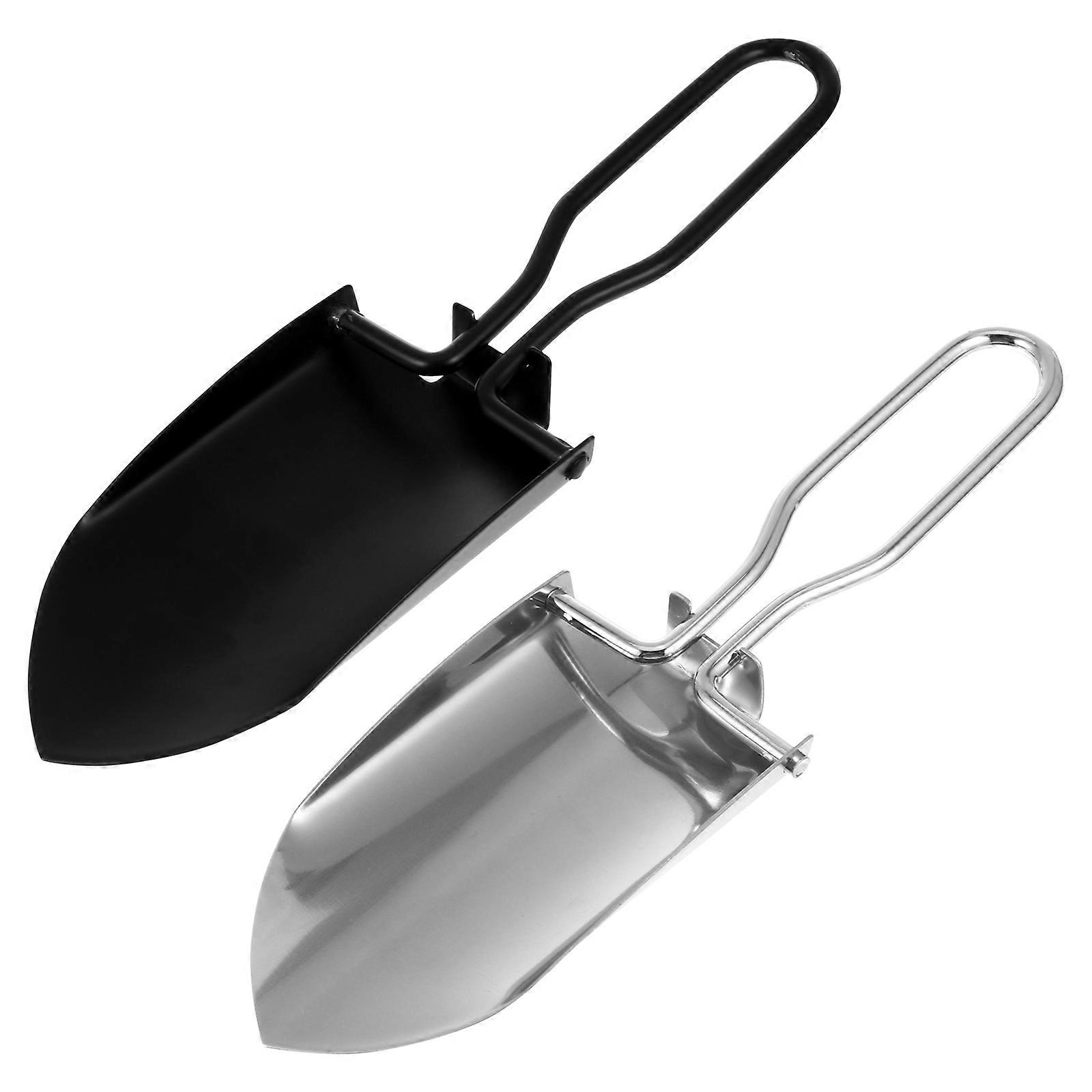 Portable Stainless Steel Gardening Set for Garden Use with Ergonomic Handle 2pcs Assorted Color