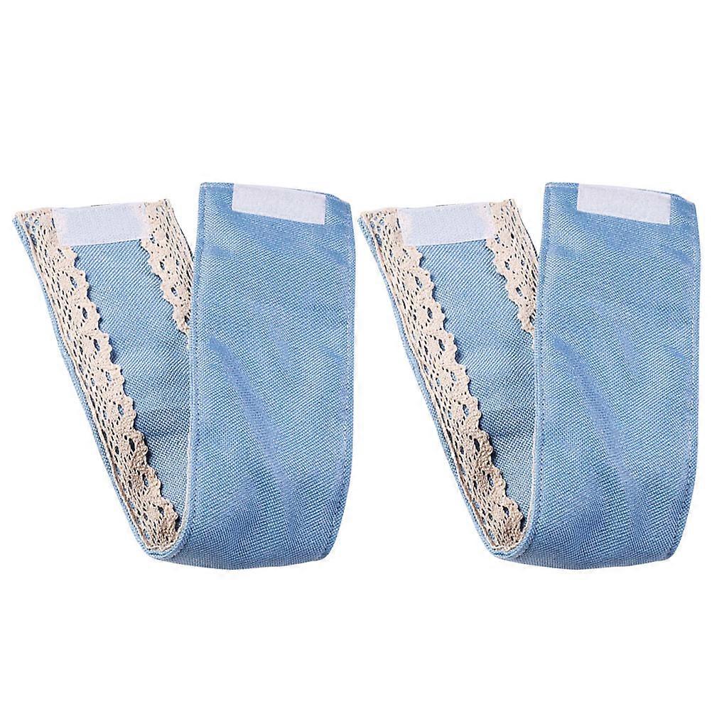 Curtain Straps Fastening For Drapes Cloth Material 2Pcs