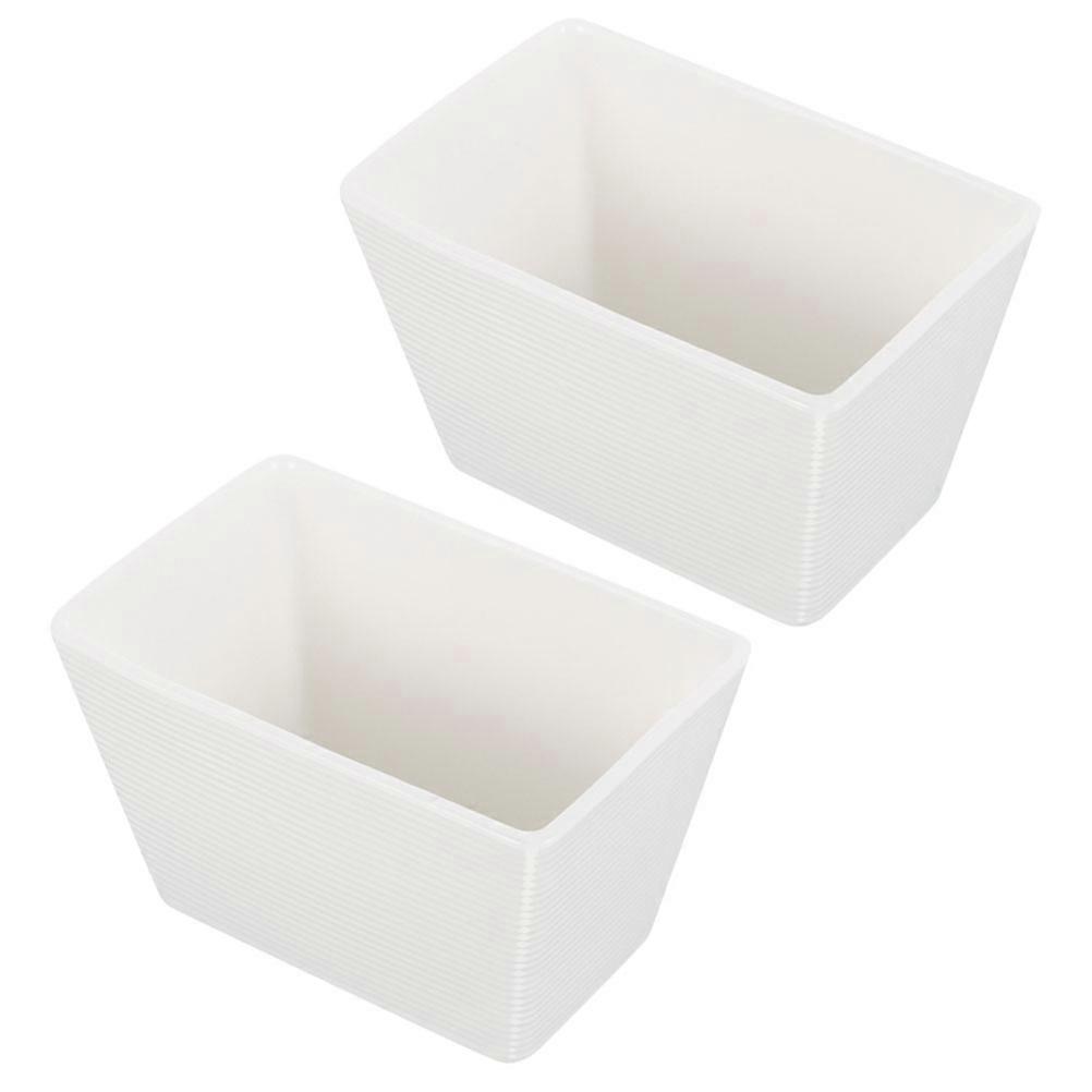 Ceramic Sugar Packet Holders for Tea Storage 2Pcs White Sugar Bag Containers