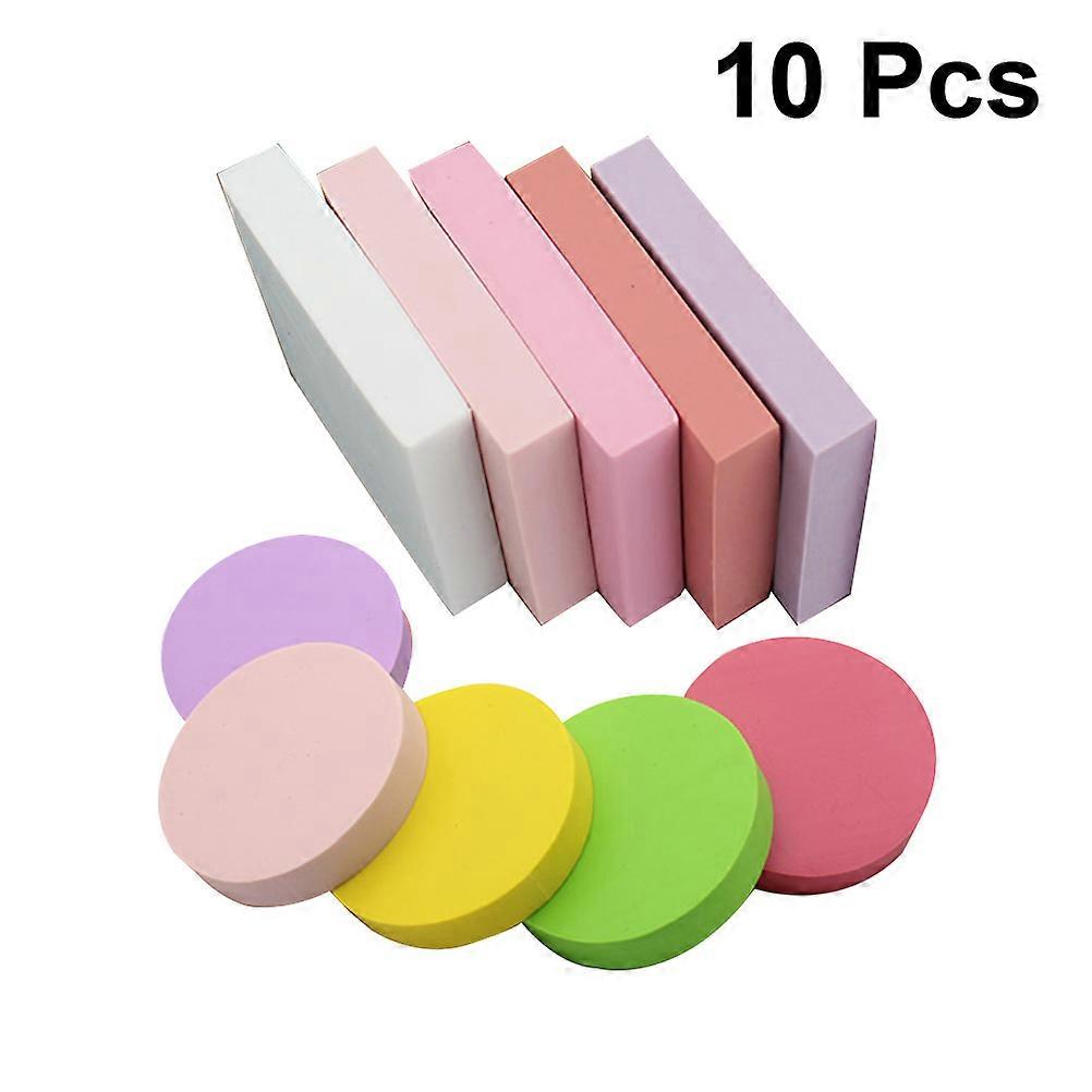 Professional Hand Carved Rubber Stamps Tool for Carving Use 10PCS Assorted Color