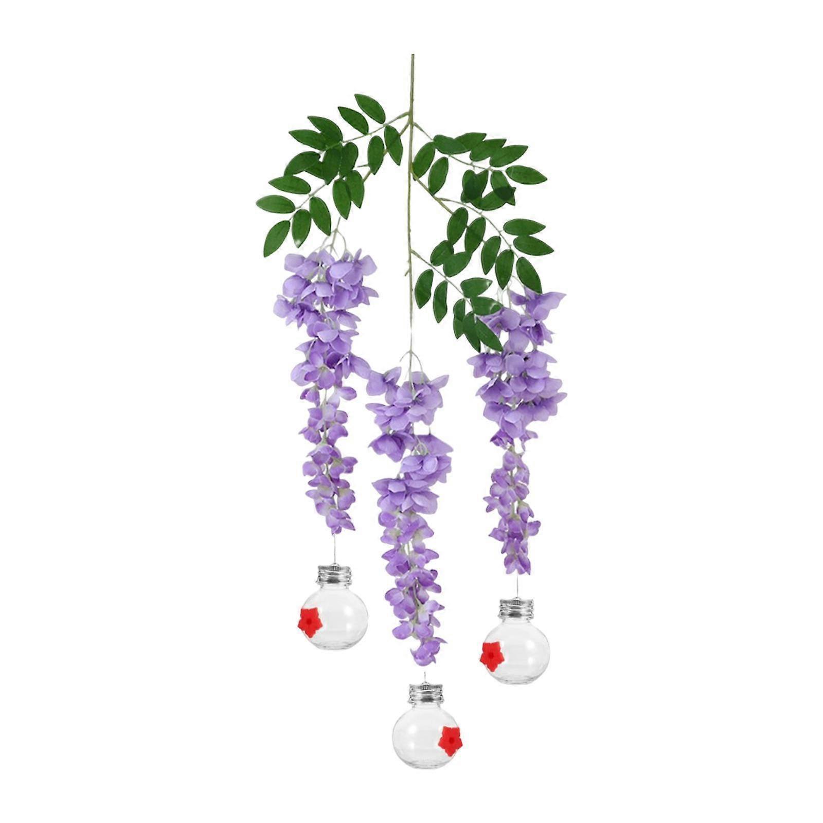 Simulated Flower Hanging Ornament Multipurpose 30.7inch Lightweight Long Branch