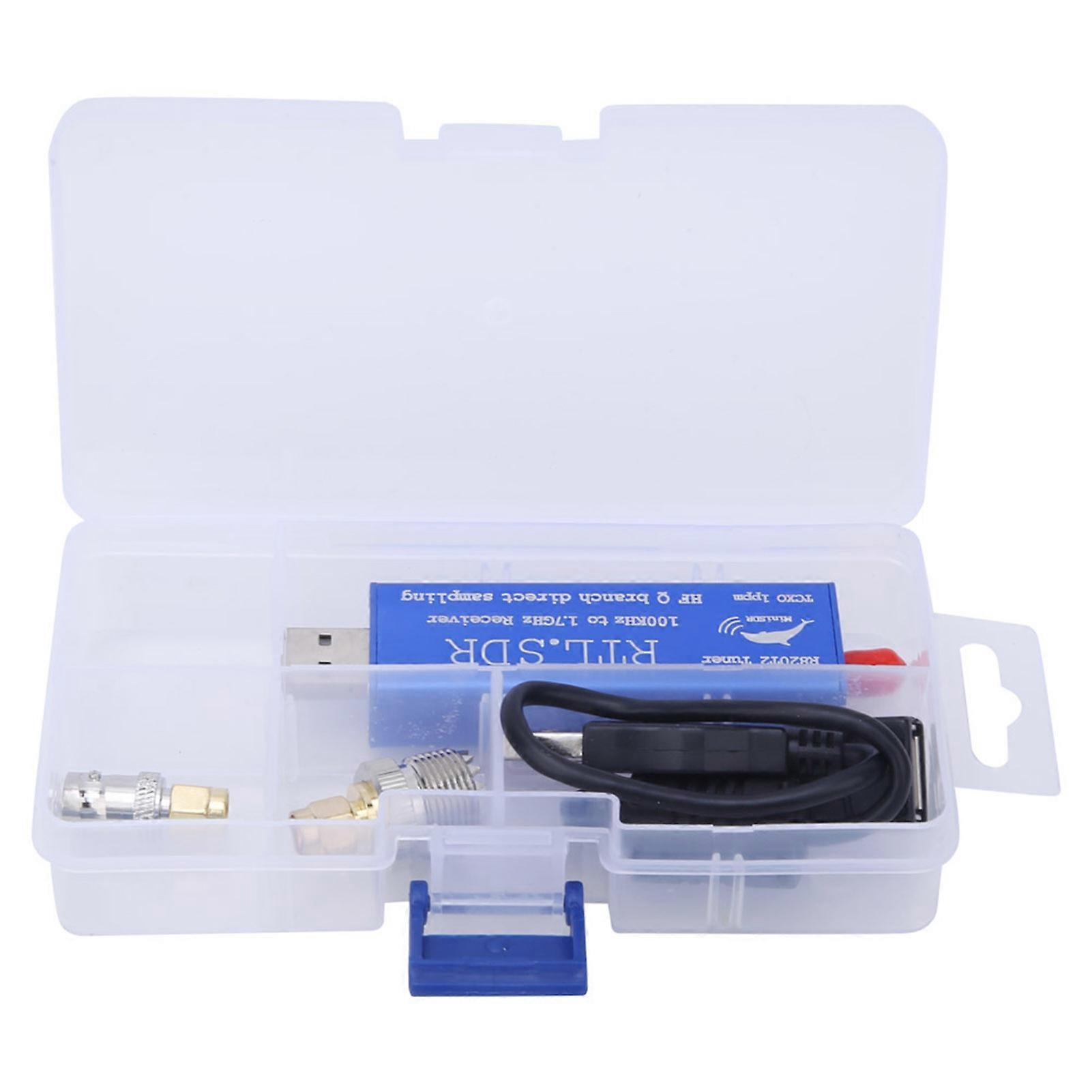 100KHz-1.7GHz Tuner Receiver USB Powered UHF VHF RTL-SDR Receiver RTL2832U R820T2 Chipset