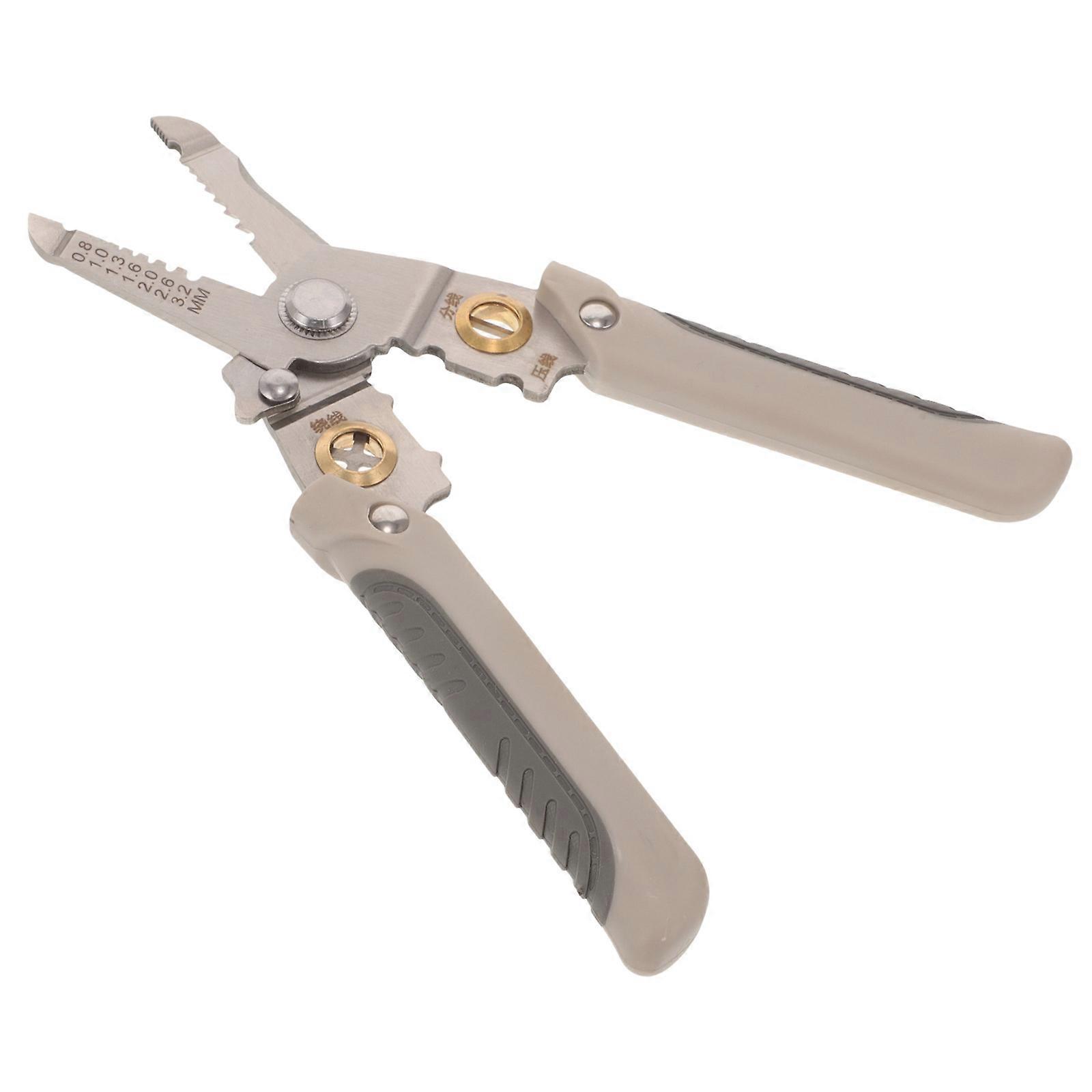 Small Wire Stripping Tool Electrician Pliers Accessory Home Diy Projects Ergonomic Handle 1Set