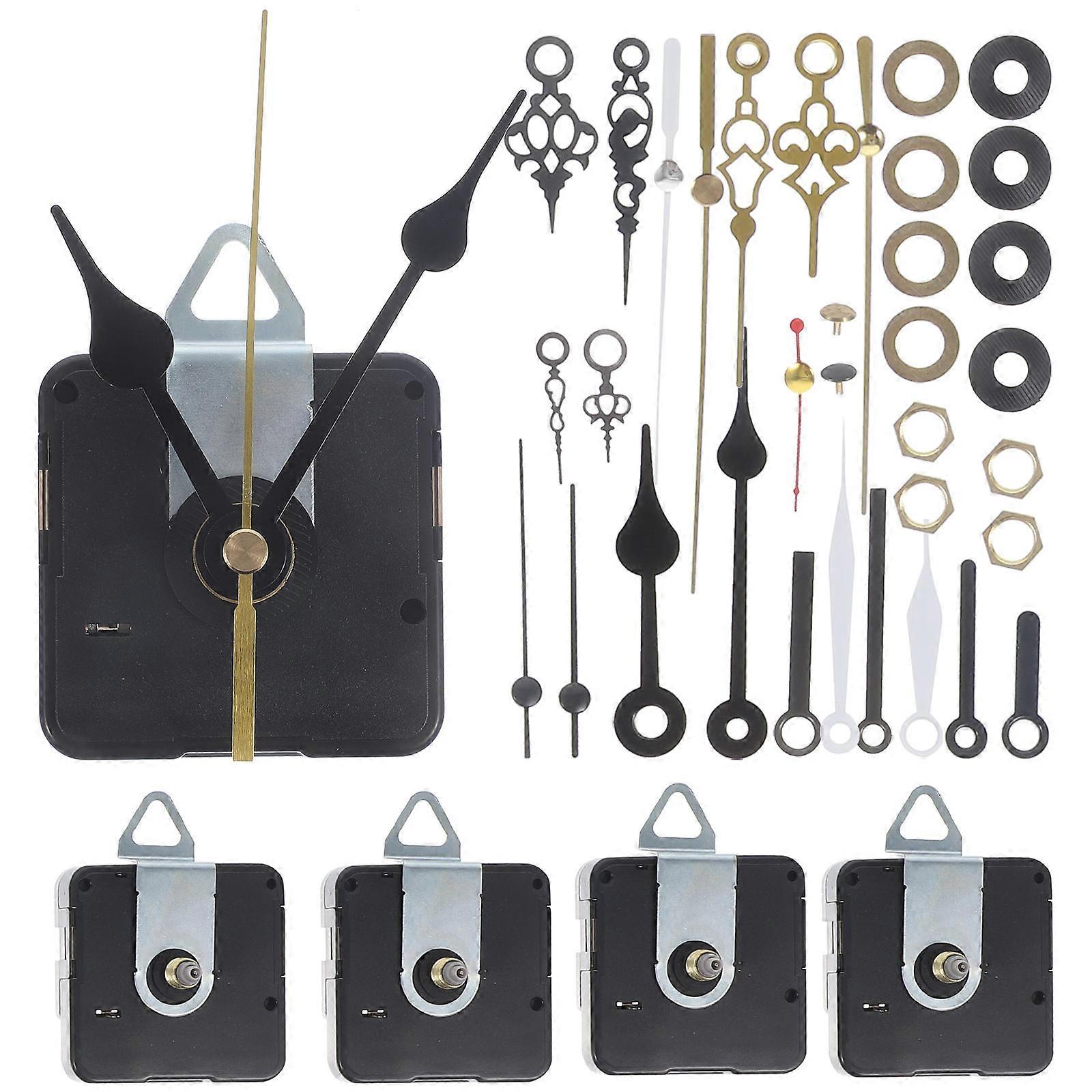 Clock Replacement Mechanism Kit Simple Style For Home Decoration Diy Projects 1 Set Plastic Material