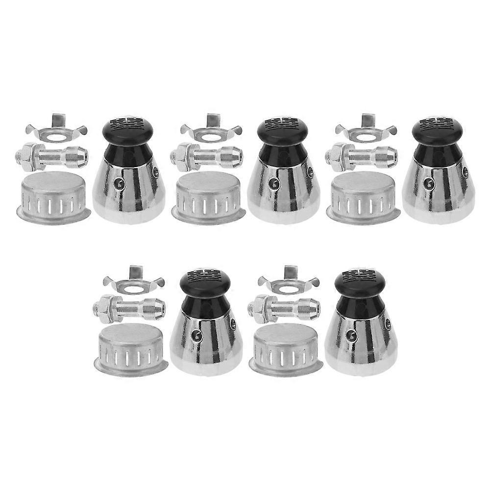 Steam Release Diverter Pressure Cooker Valve Silver 4.00X2.50X2.50CM Pressure Regulation 5 Sets
