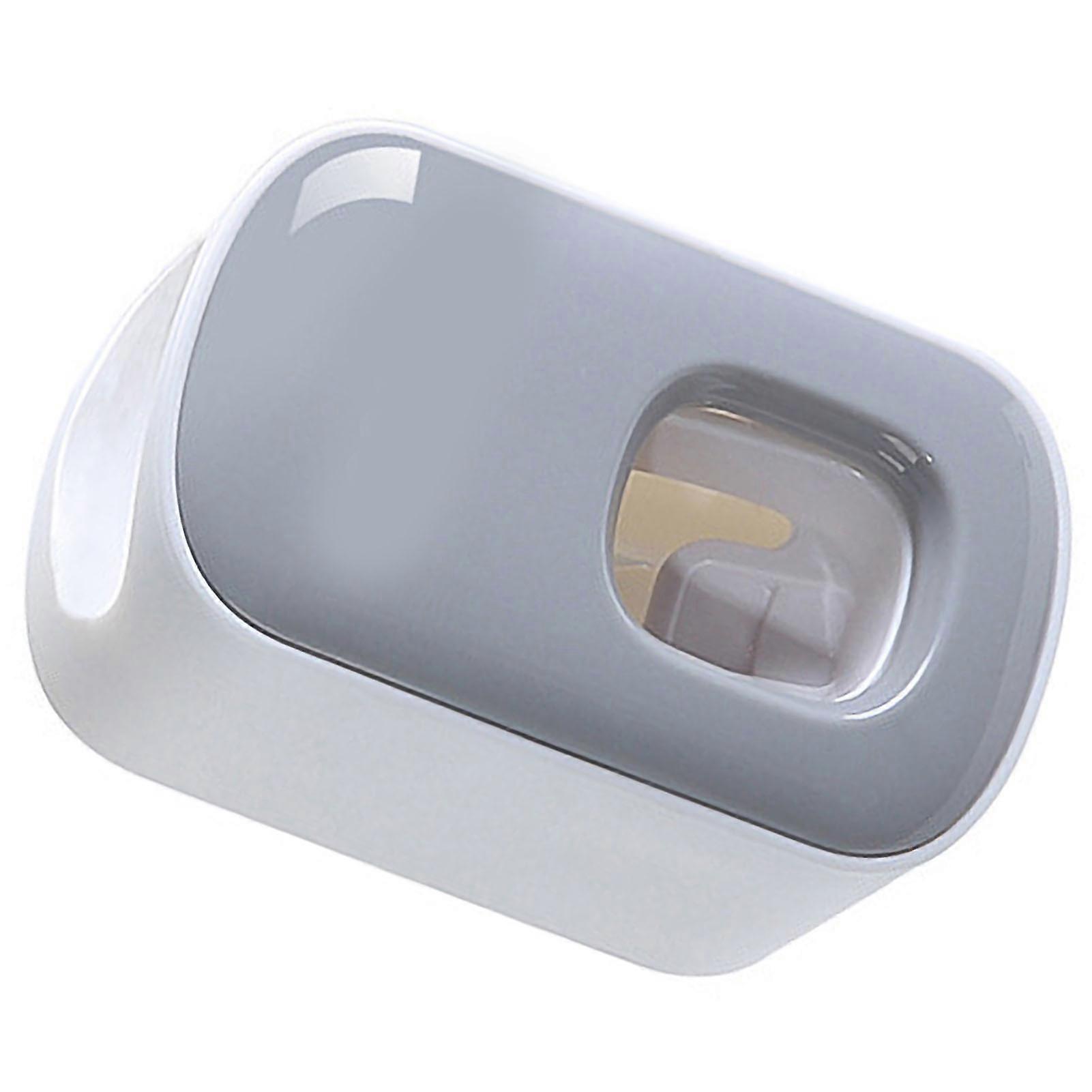 Toothpaste Dispenser Automatic Toothpaste Machine Wall Mount Bathroom Accessories With 2 Toothpaste SqueezersGray 