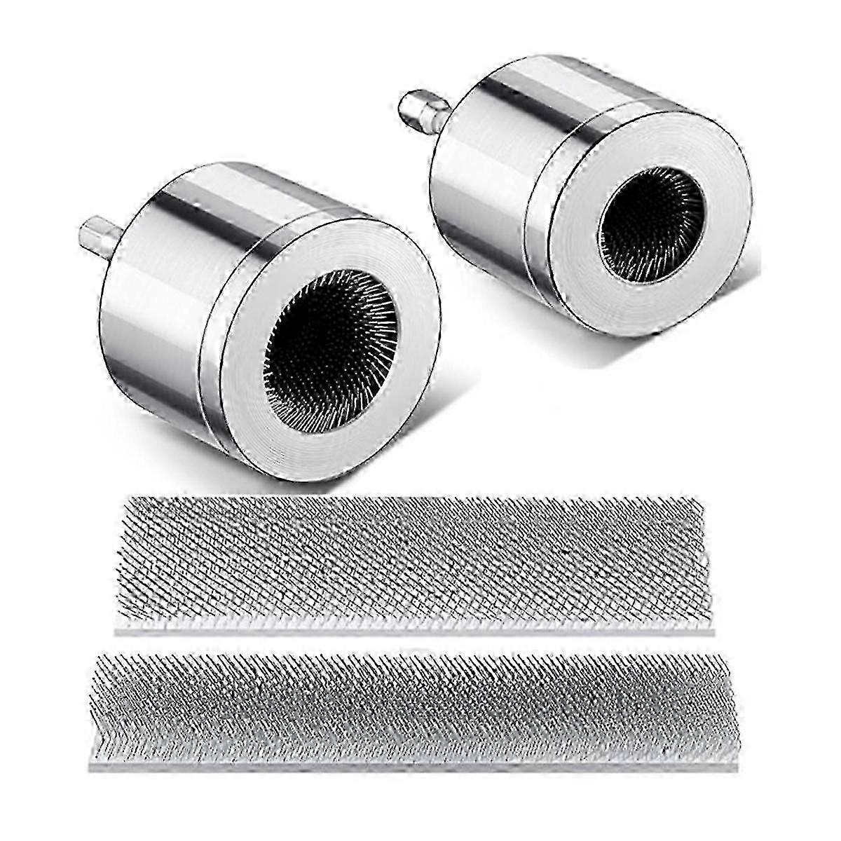 2 Pack Copper Pipe Cleaning Kit with Interchangeable Brushes and Drill Attachment