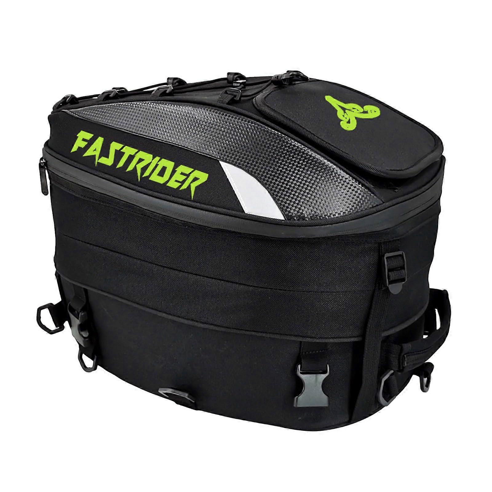 Tail Pack Backpack Waterproof Helmet Compartment And Riding Equipment Bag Expandable For Daily Commute And Travel