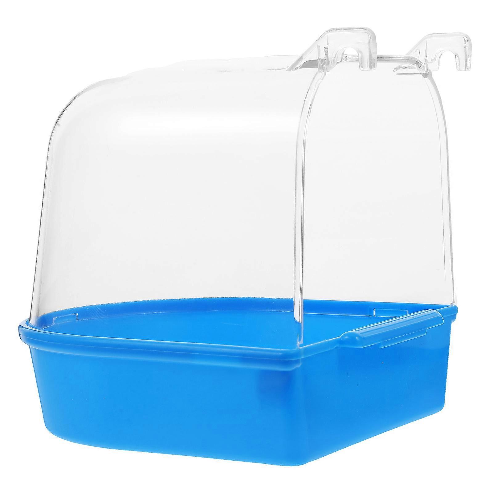 Multi-Functional Bird Bath And Water Dispenser For Parakeets Parrots Conveniently Designed 1Set