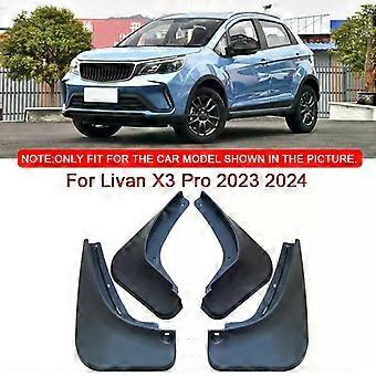 Fit For Livan X3 Pro 2023 2024 Car Styling ABS Car Mud Flaps Splash Guard Mudguards MudFlaps Front Rear Fender Auto Accessories-xj
