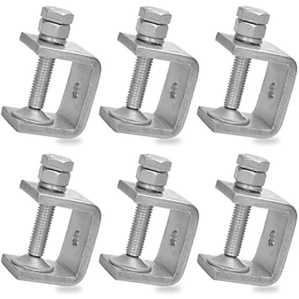 C Clamp Stainless Steel Mini Desk Clamp For Woodworking Six Piece Set Small C Clamp