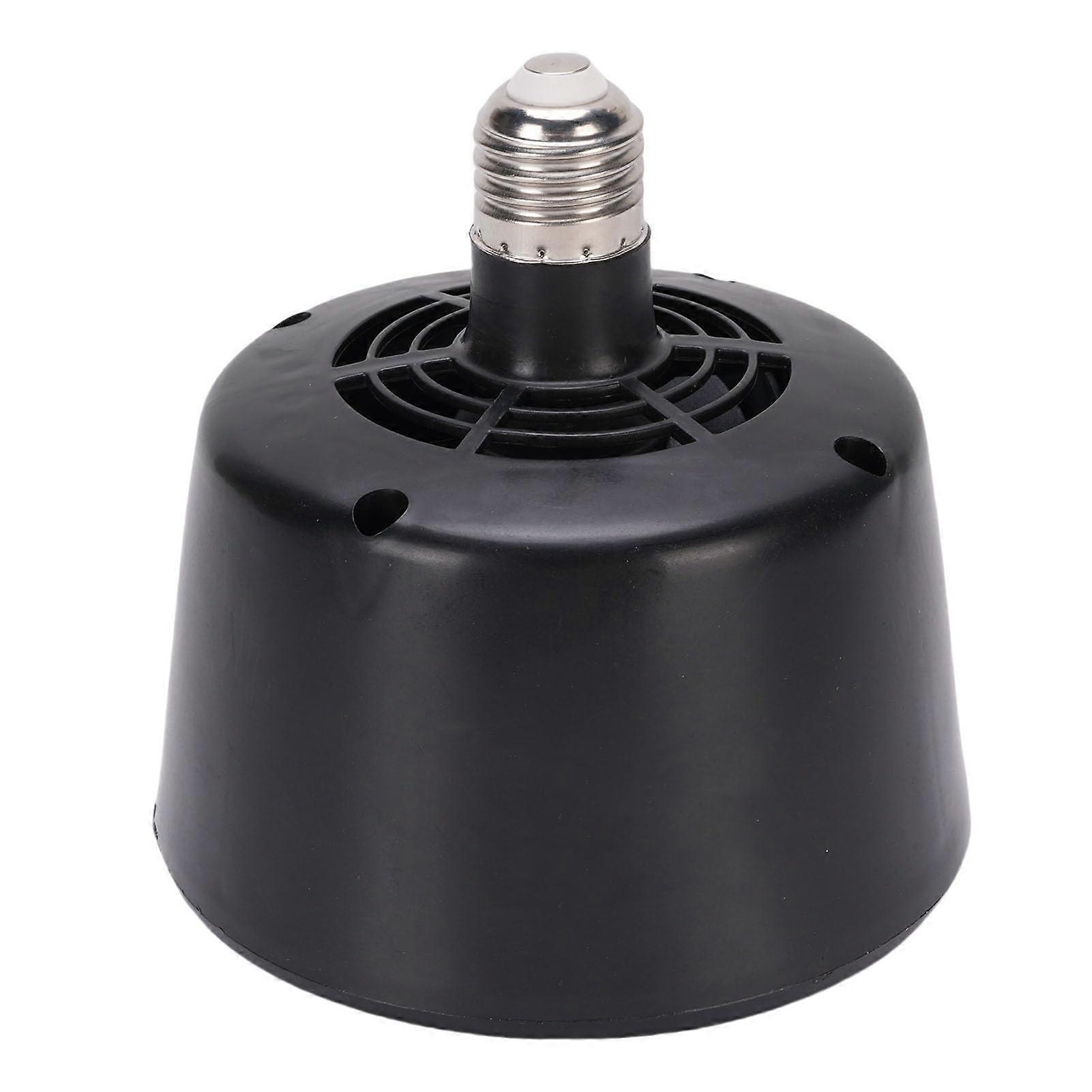 Heat lamp with chicken coop  automatic temperature adjustment (BLACK)