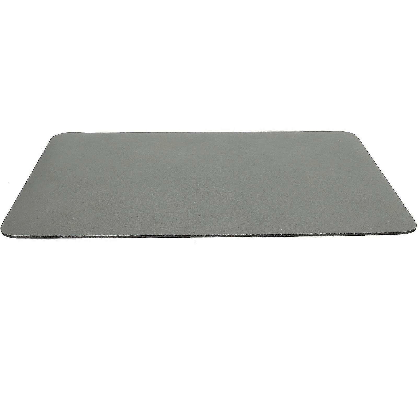 Coffee Mat with Quick Dry Function and Non-Slip Bottom for Home Use in Grey 7.8 x 11.4 Inches