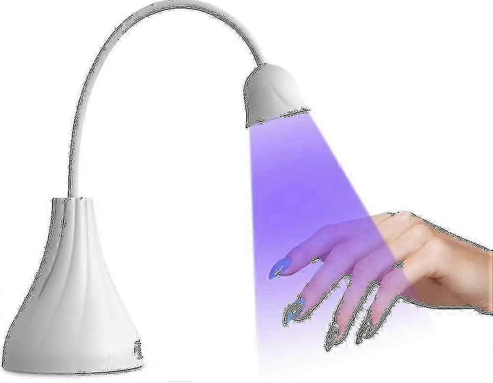 أدى الأشعة فوق البنفسجية مسمار مصباح، ميني لوتس اليدين الحرة ضوء قابل للتدوير مجفف الأظافر سريعة الجافة مسمار البولندية علاج مصباح