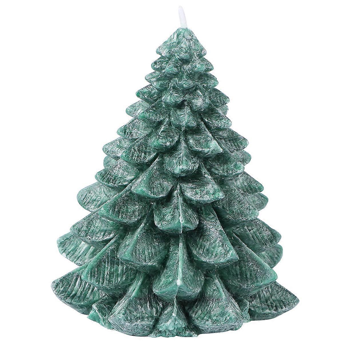 Christmas Tree Shape Candle 1Pcs Handmade Wax Aromatherapy Perfect For Home Decor Party And Special Occasions