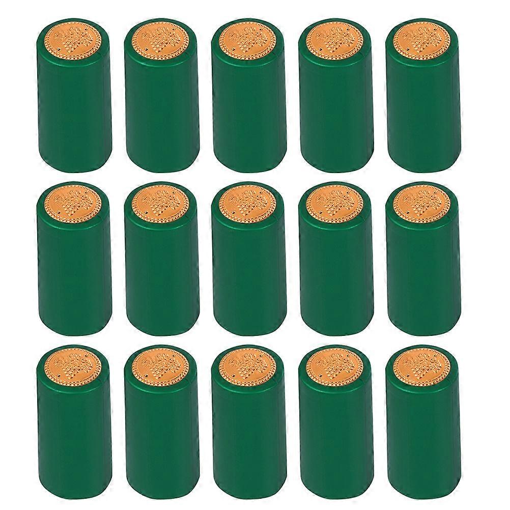 200Pcs Heat Shrink Covers Professional Plastic Shrink Caps