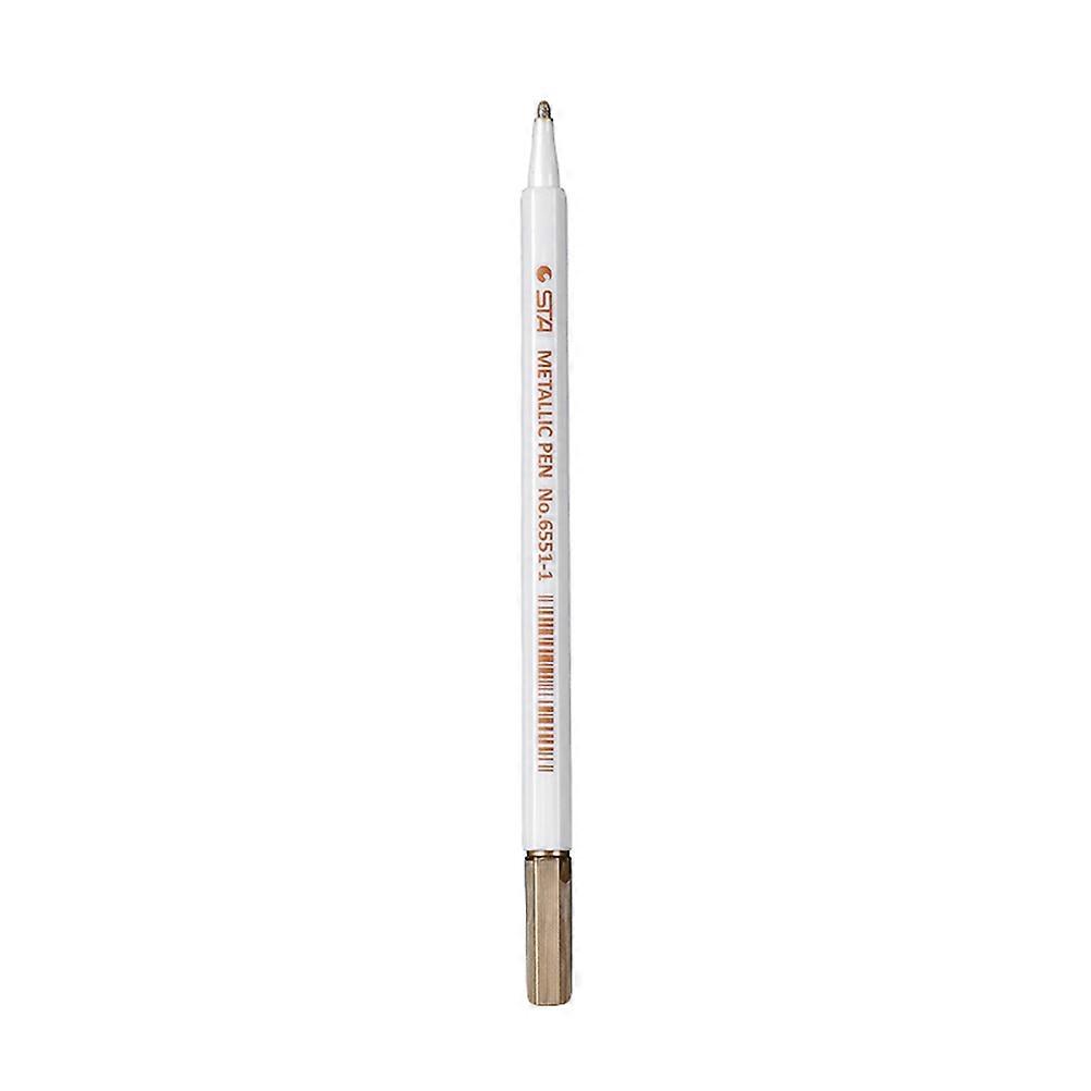 Metallic Marker For Illustrations And Doodling 16.30X1.00X1.00CM Golden Super Smooth Application 1Pack