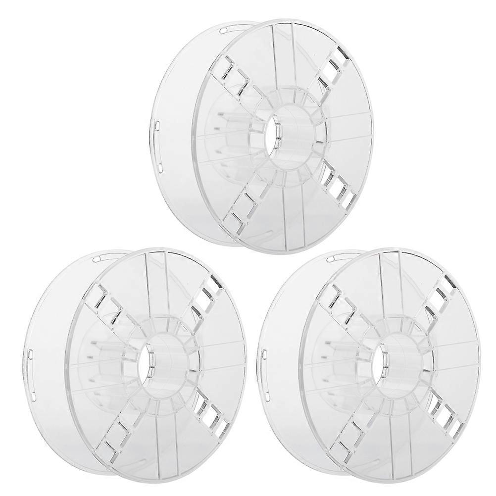 Portable Cord Reel 3Pcs Wire Organization For Ropes On-the-go Use Practical Cord Wheel Shape Design