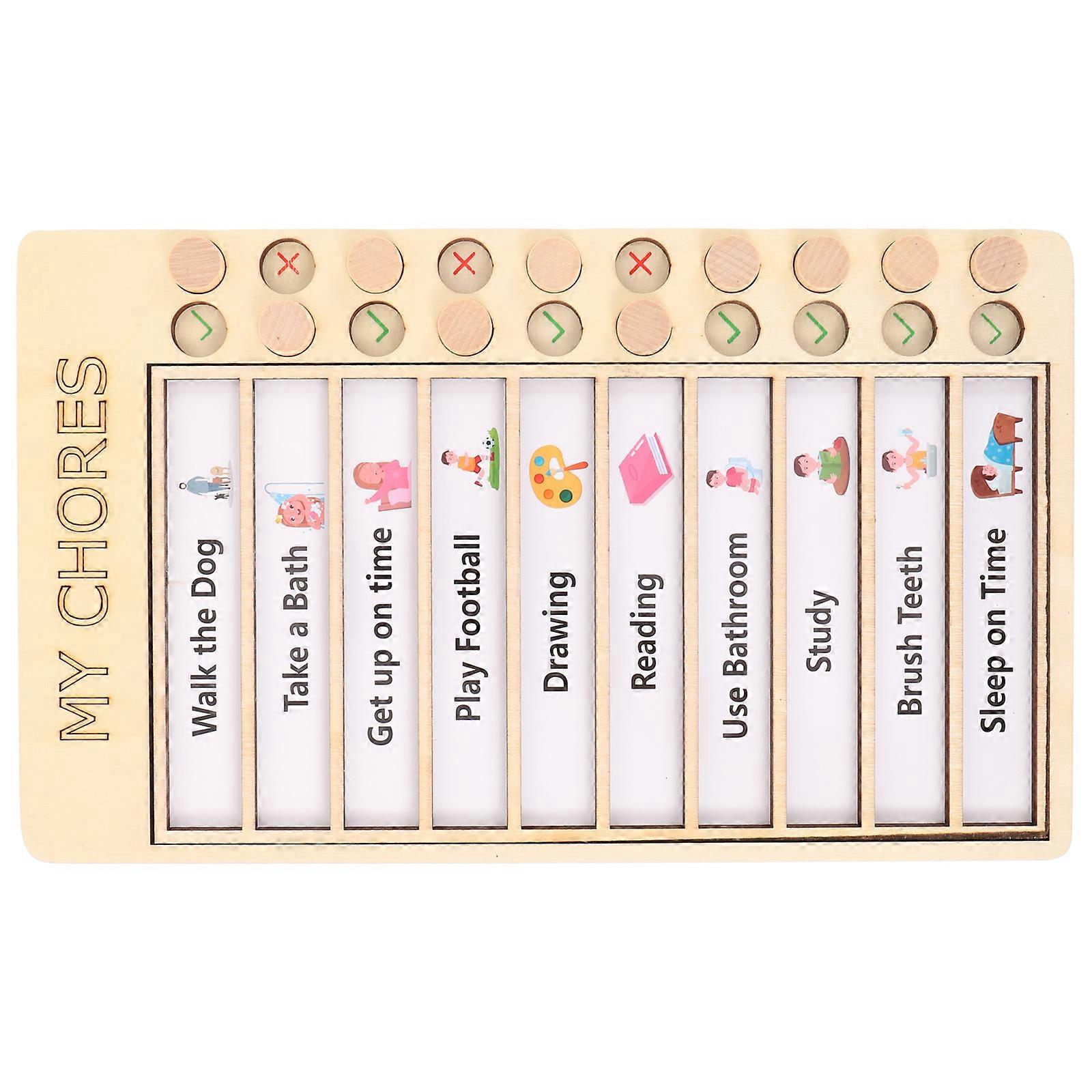 Students Rectangular To Do List Daily Schedule Chart For Home Use With Task Management Feature 1 Set