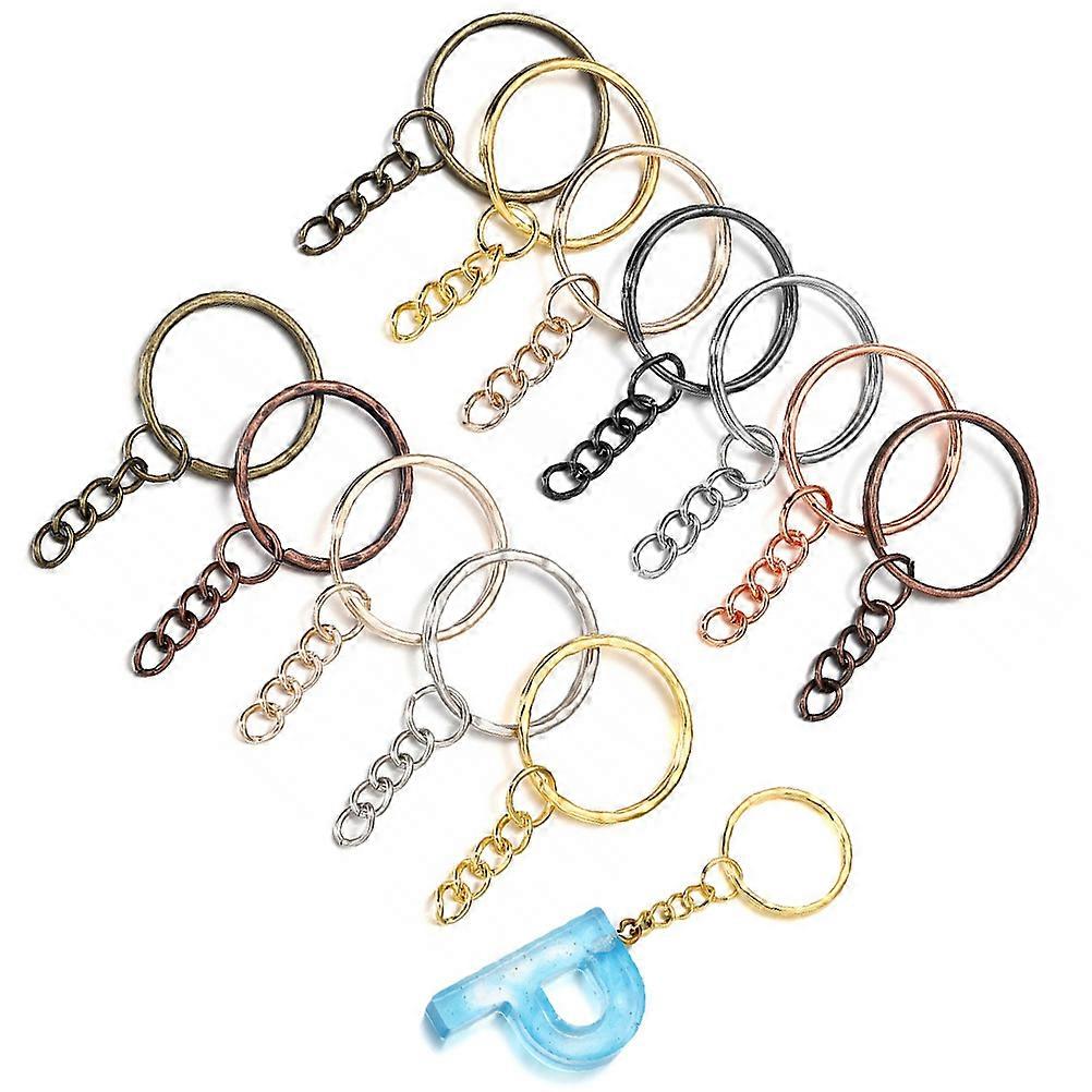 1 Set of DIY Circle Rings Metal Open Jump Rings for Key Chain and Key Ring Projects