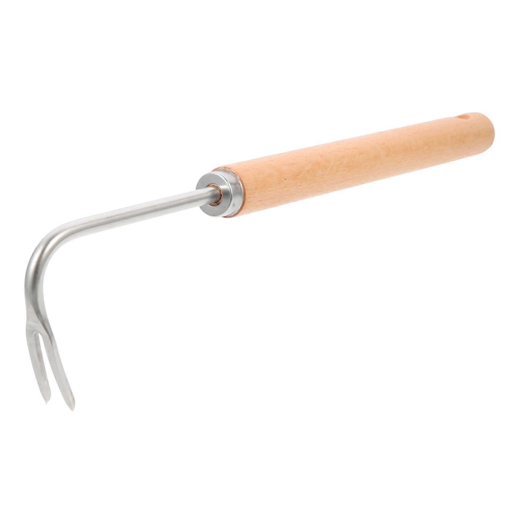 Hand Weeder Beechwood Handle Garden Tool For Root And Moss Removal Durable Model 1