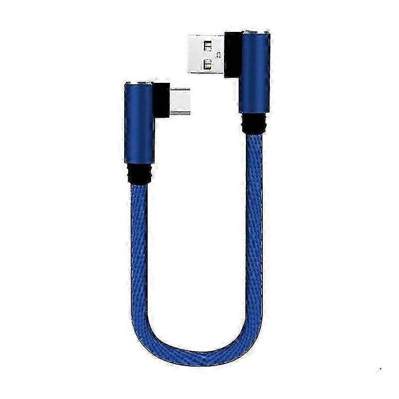 2025 90 Degrees 0.25m Double Elbow Type C Data Usb C Cable
