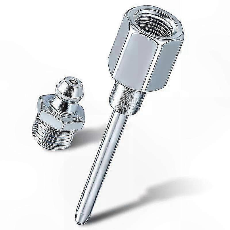 Grease Gun Injector Tip Needle Coupler Fittings Kit for Easy Application