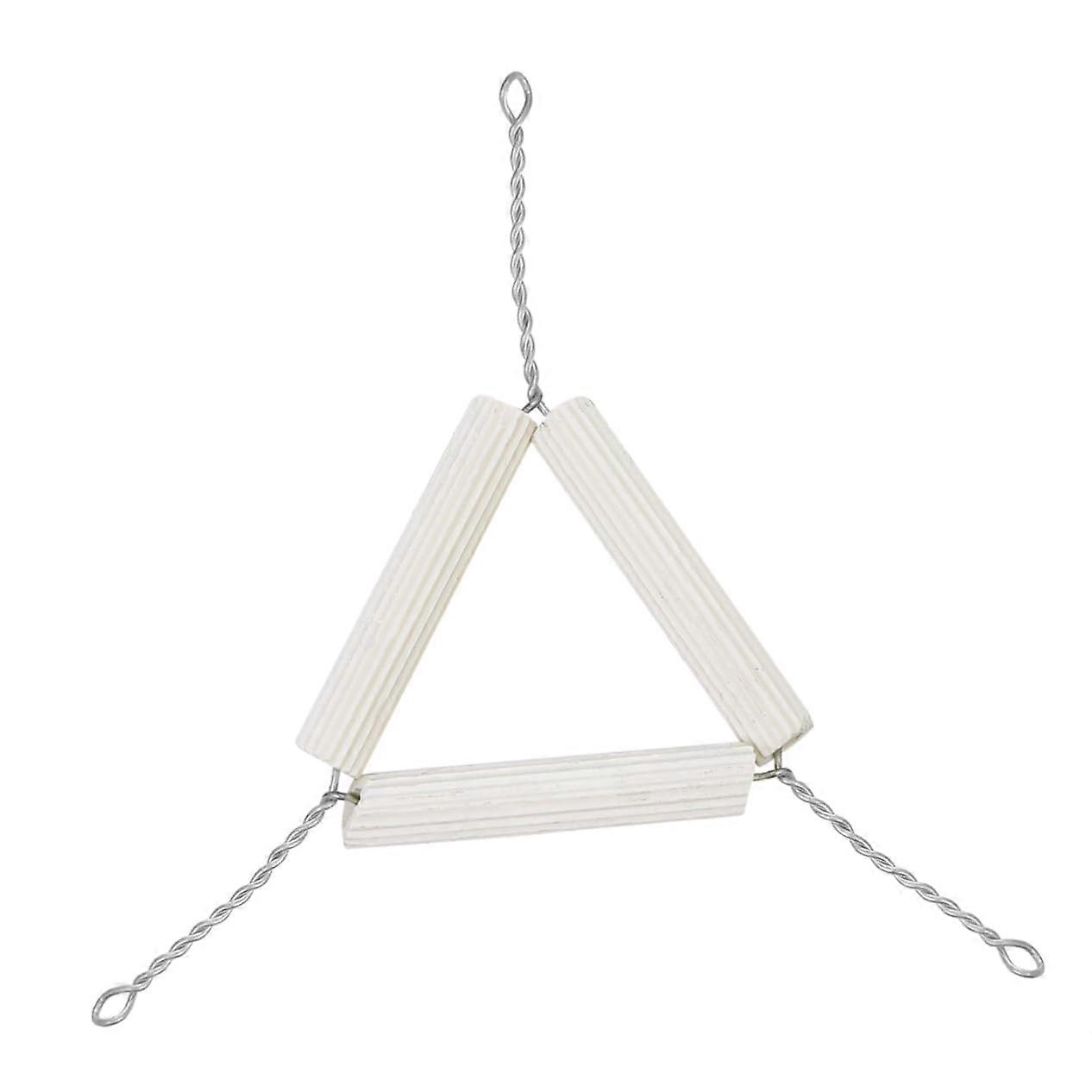 Clay Triangle Crucible Stand 10pcs Set for Science Lab Teaching Instruments, Durable Ceramic, 4-Inch Size