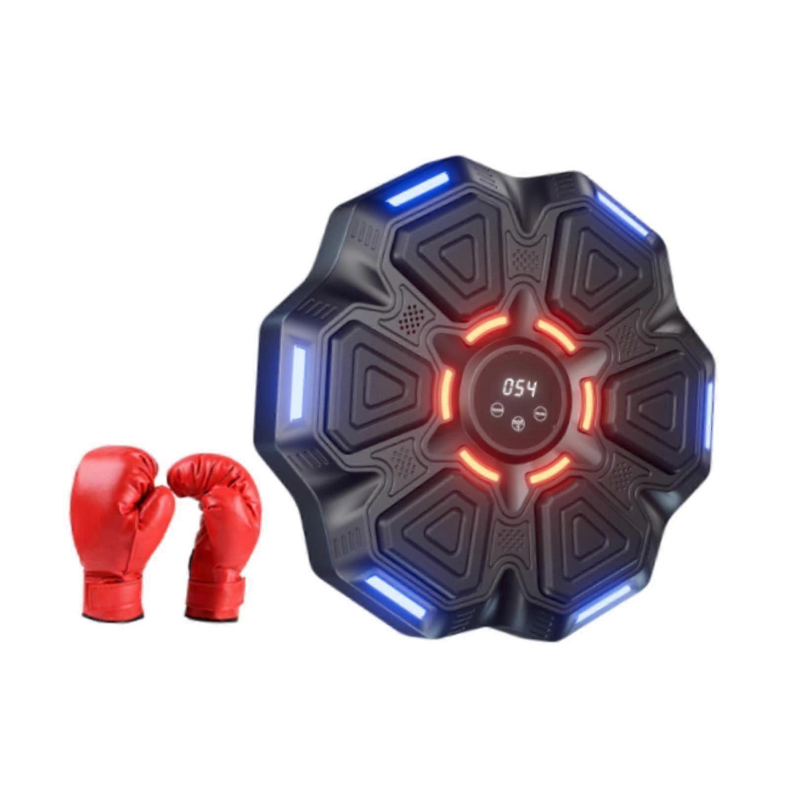 Music Boxing Machine Focus Training Boxe Trainer per Sanda Indoor Practice Nero