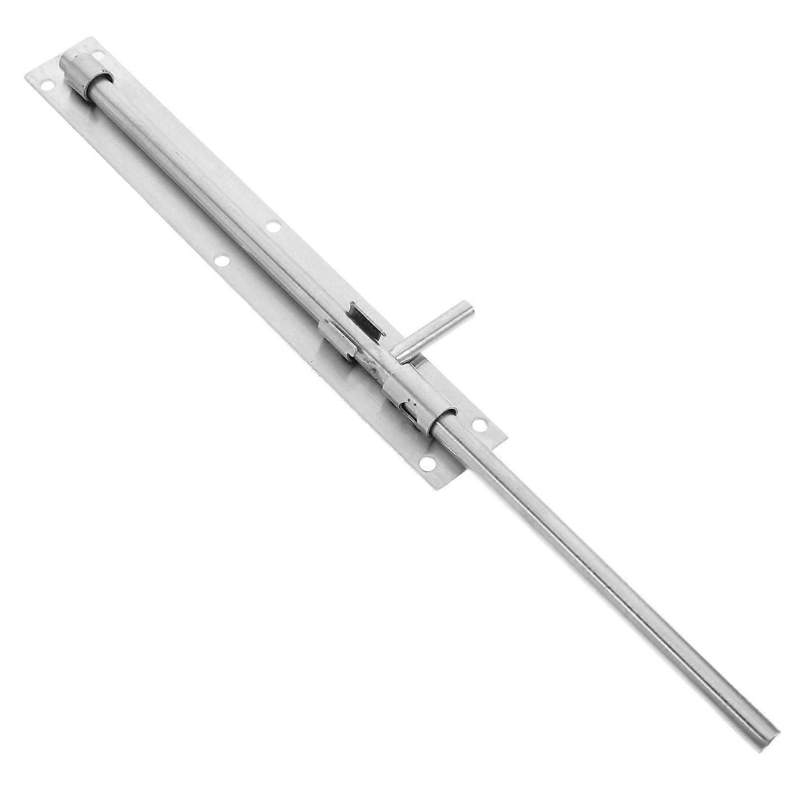Sliding gate bolt with lock opening, sturdy door lock for garden, garage gates, and fences. Easy to install, durable and longlasting.