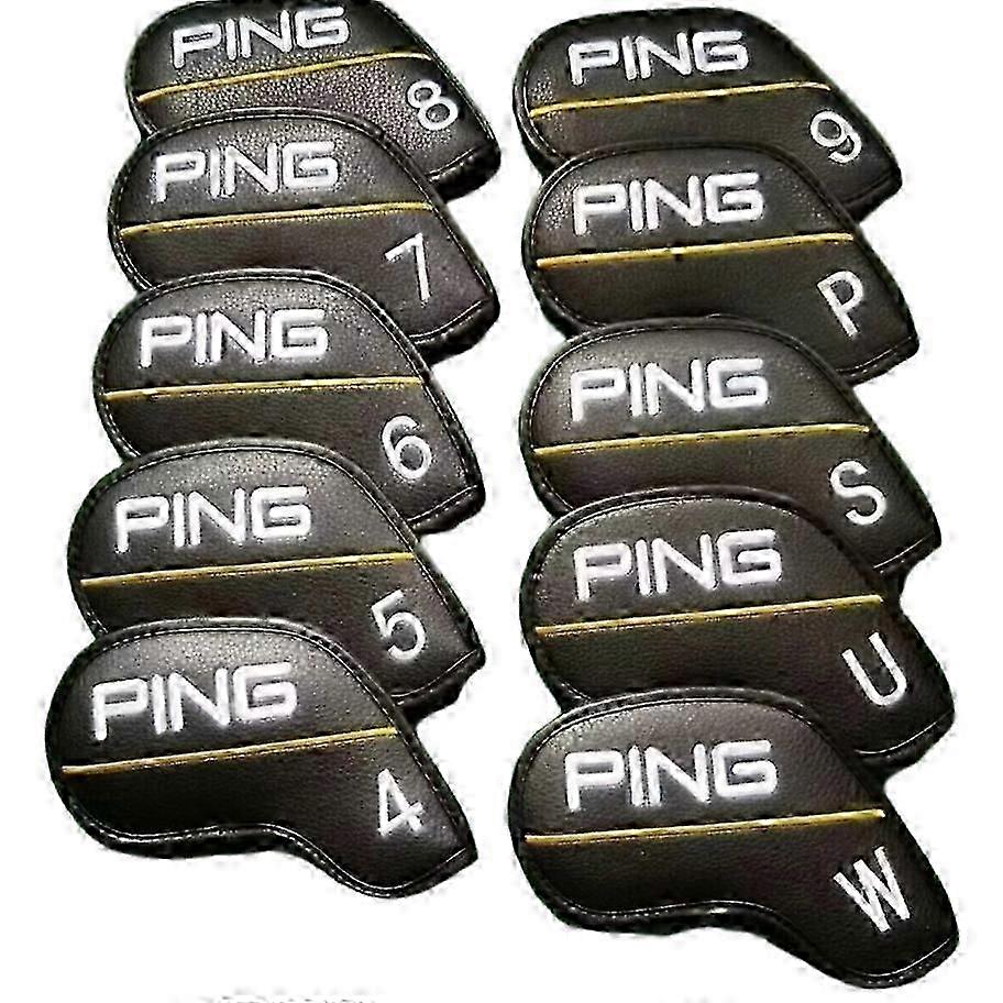 Yellow line iron covers for PING 4-9+PW with magnets
