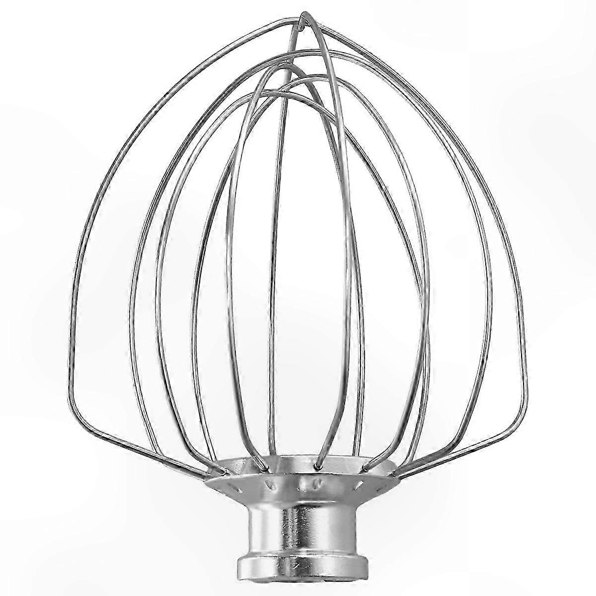 Whisk Attachment for Stand Mixer with Tilting , Stainless Steel Egg Cream Stirrer, (Replacement K45WW)