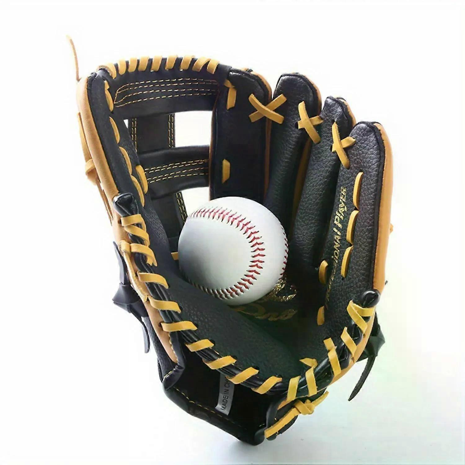 1pc Double-layer Cowhide Leather Baseball Glove for Throwing Training Suitable for Teens and Adults - Baseball and Softball Mit