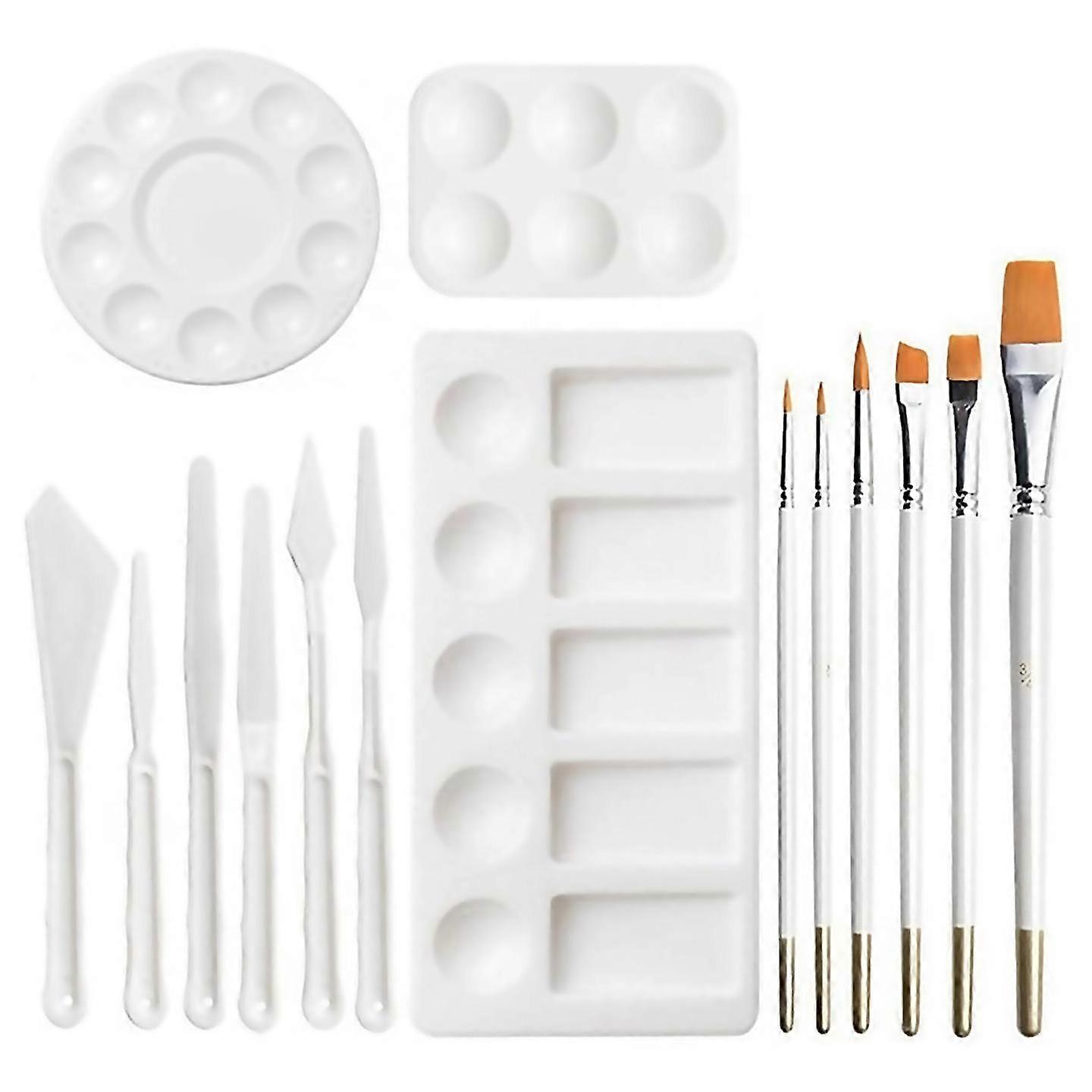 For Palette Palette Paintbrush Scraper 15piece