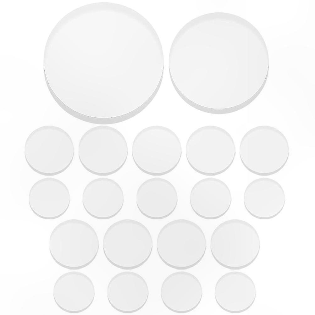 20 Pack Clear Suction Bumpers for Glass Tabletops Furniture Countertop Spacers Protector Pads
