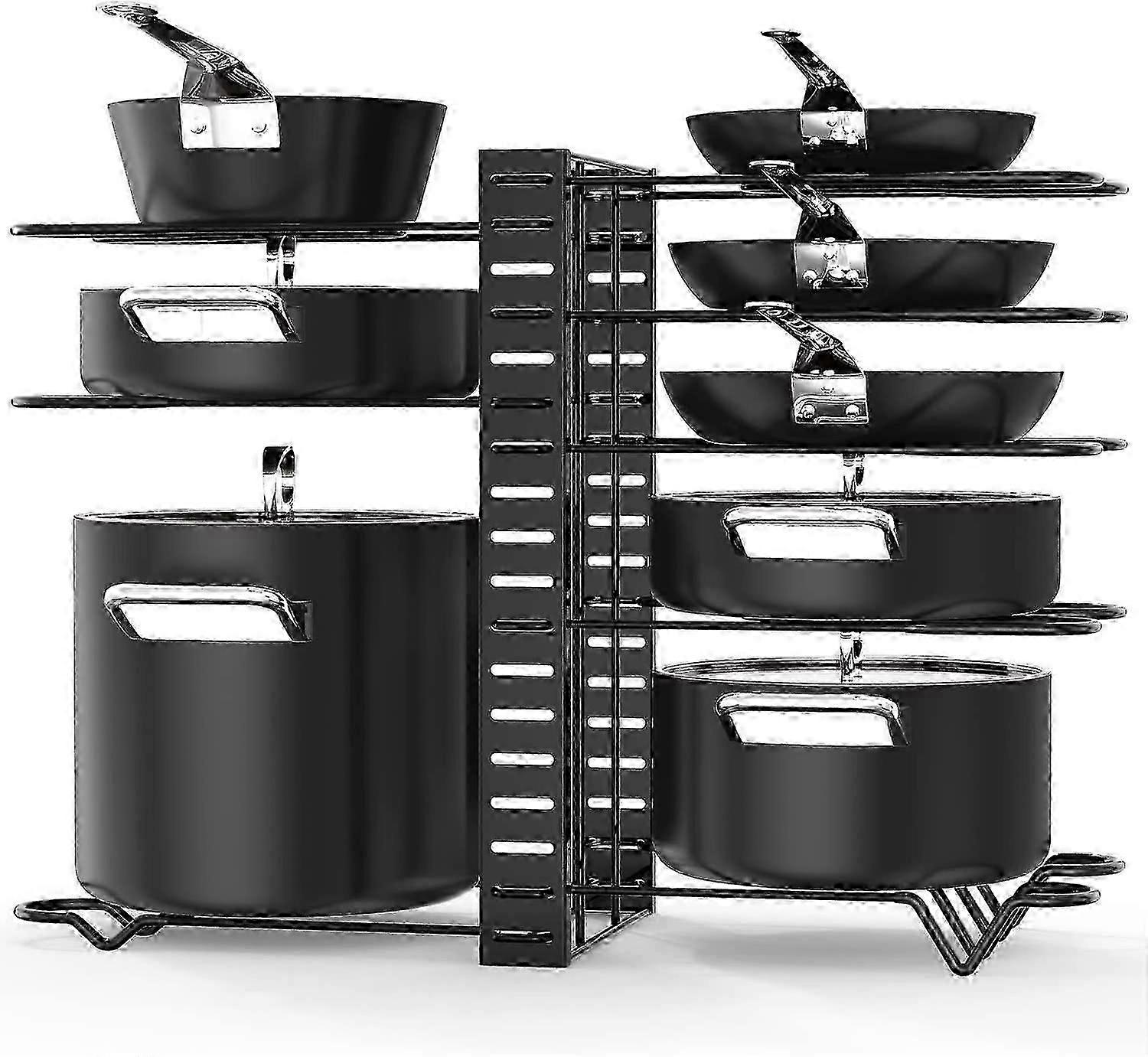 8-Tier Pot Rack Organizers