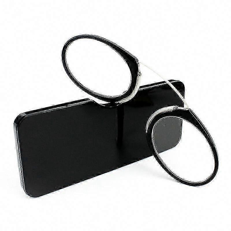 Pince-nez Full Frame Reading Glasses TR90 Lightweight Portable for Men and Women with Presbyopia