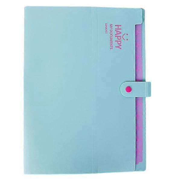 Plastic pocket expandable folder, folding folding, school office,