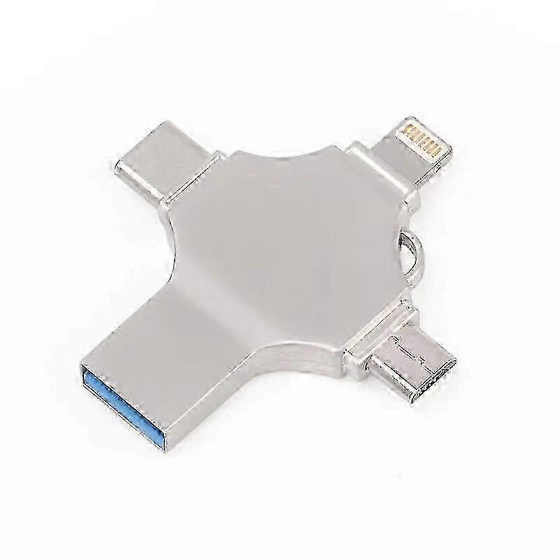 Cross 4-in-1 128GB Stick 8 Pin, Micro USB, USB-C & USB 3.0 (...
