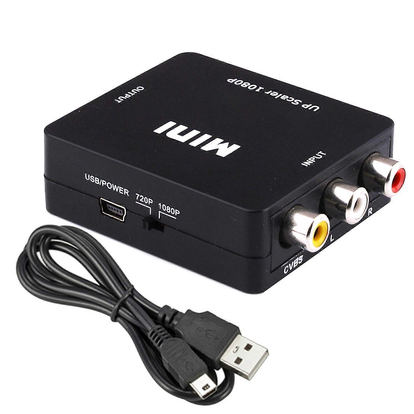 for AV2HD: AV to HDMI Converter with 1080p Support, Plug & Play