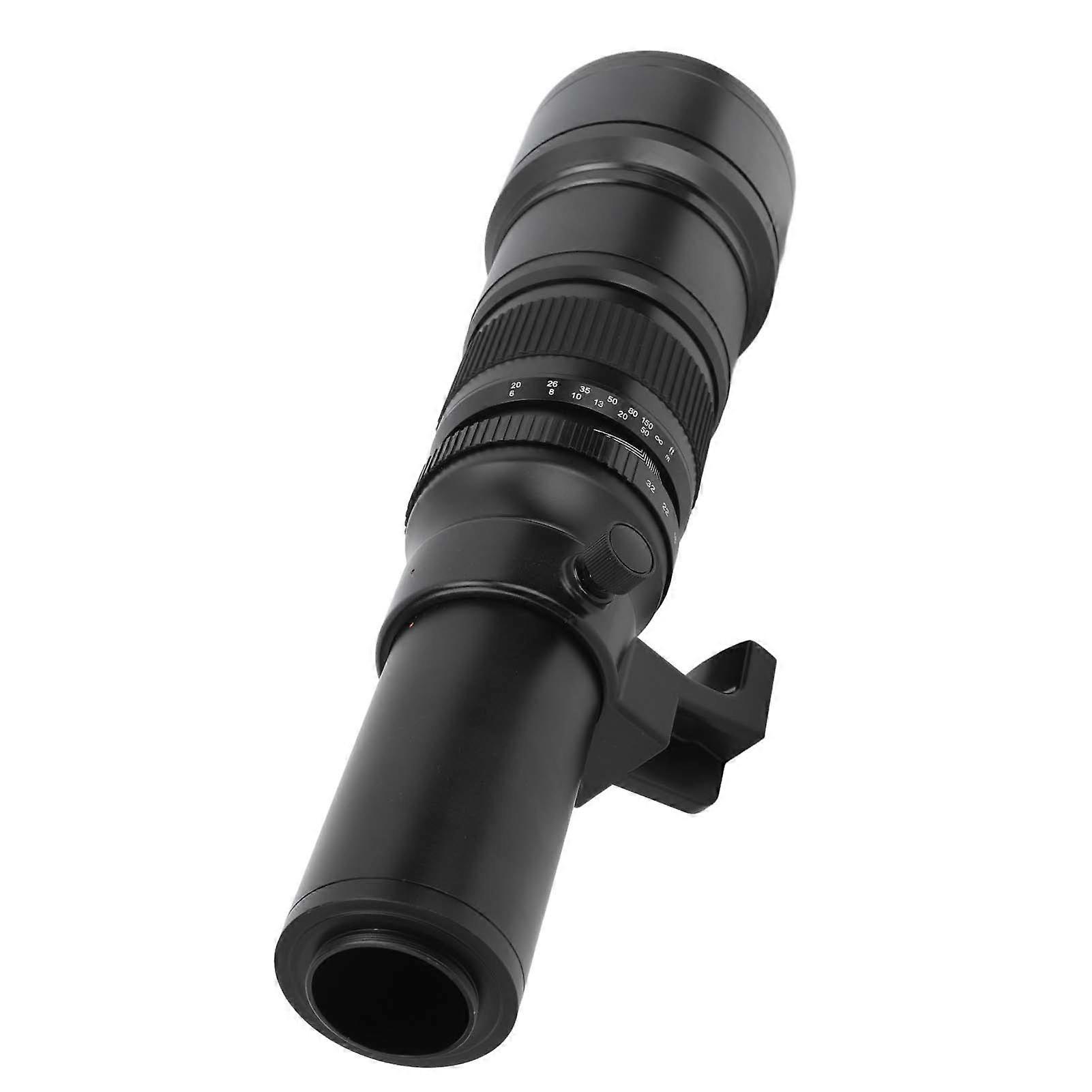 Téléobjectif 500mm F6.3 avec bague d’adaptation T2 AF Noir