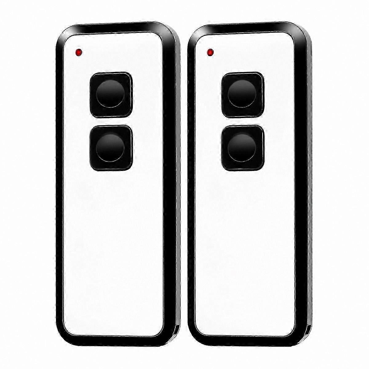 Universal 433.92 MHz Garage Door Remote Control, Compatible with MAX43-2 and MINI Systems, 2-Pack