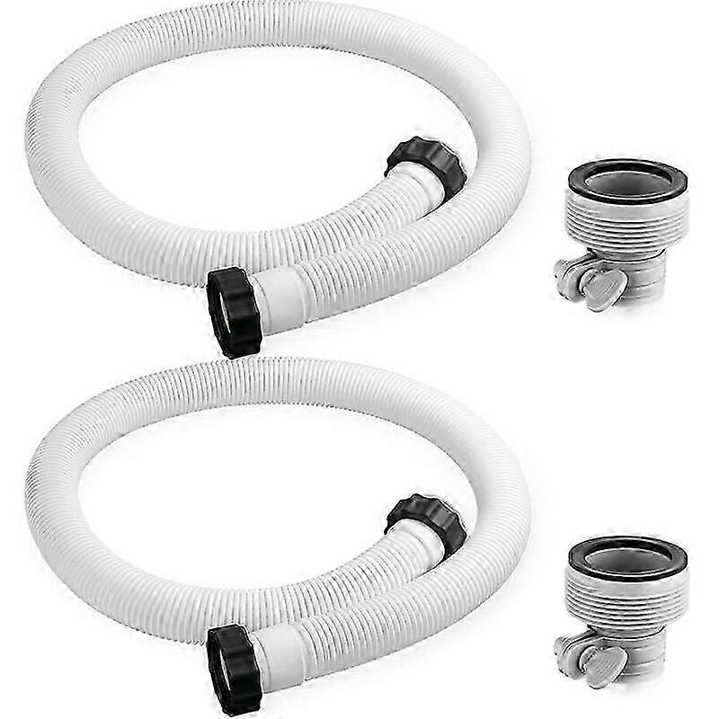 Intex Pool Hose Adapter, Replacement Hose Fittings (2pcs)