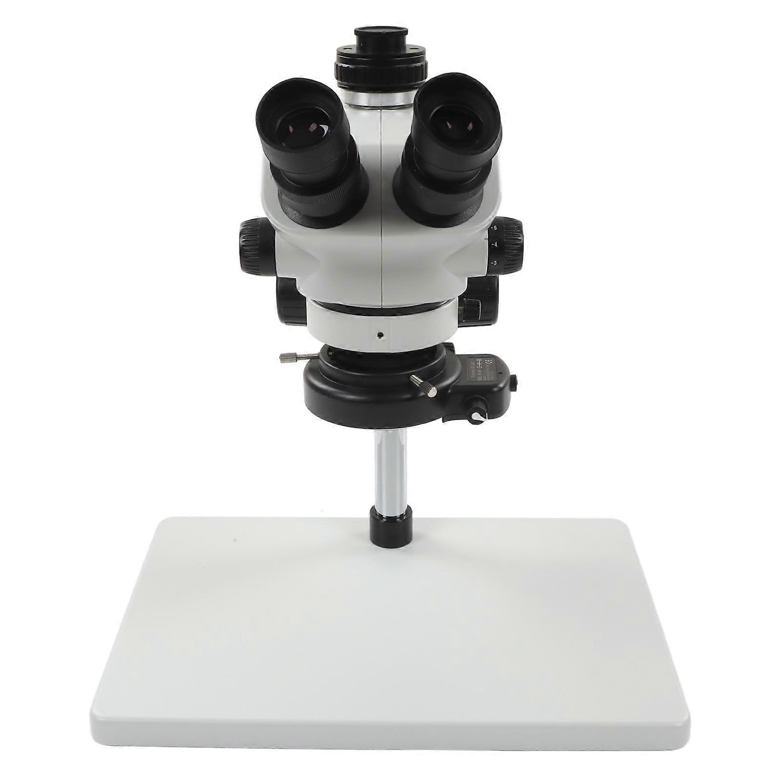 Trinocular Microscope 24MP 1080P 3.5X-50X Zoom LED EU Plug